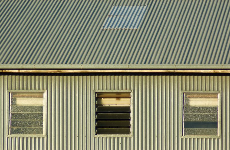 Corrugated Metal Siding Repair detail
